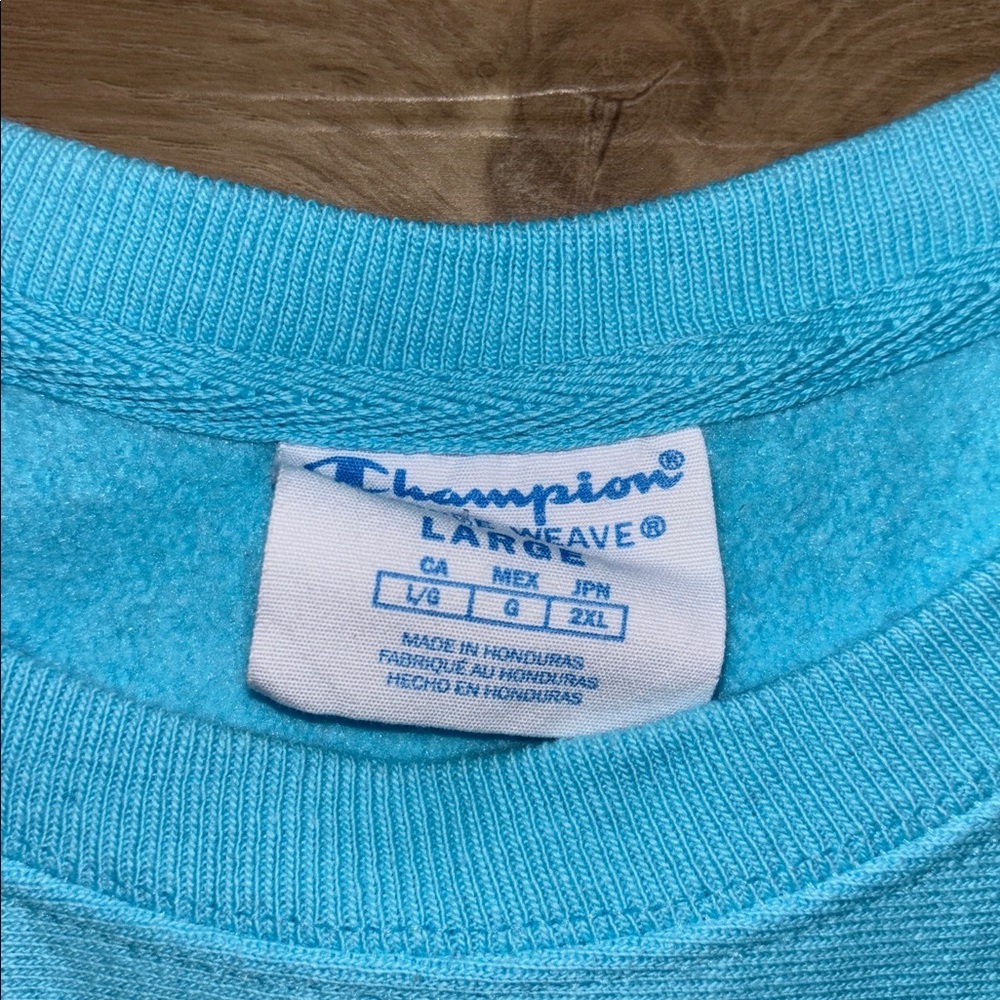 Champion Women’s Reverse Weave Pullover Sweatshirt Size large VINTAGE - Picture 6 of 6
